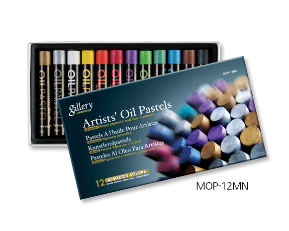 Professional Oil Pastel, Item no.MOP12MN, Product image of Pastels offers, MUNGYO
