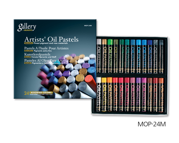 Professional Oil Pastel, Item no.MOP24M, Product image of Pastels offers, MUNGYO